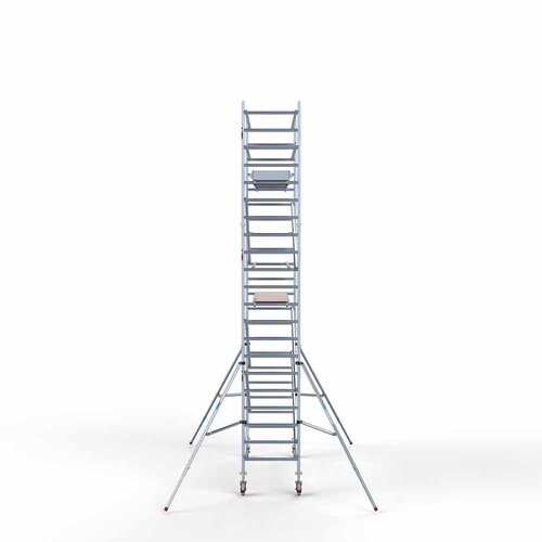 Andamio rodante Completo 90 x 305 x 7,2 m de altura de trabajo con plataforma ligera Euroscaffold Andamio rodante Completo 90 x 305 x 7,2 m de altura de trabajo con plataforma ligera