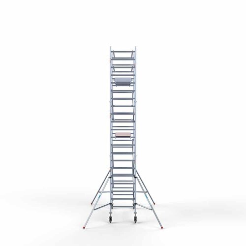 Andamio rodante Completo 90 x 250 x 7,2 m de altura de trabajo con plataforma ligera Euroscaffold Andamio rodante Completo 90 x 250 x 7,2 m de altura de trabajo con plataforma ligera