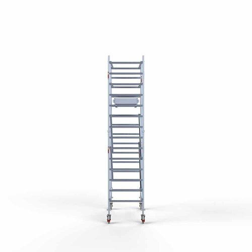 Andamio rodante Completo 90 x 190 x 5,2 m altura de trabajo con plataforma ligera Euroscaffold Andamio rodante Completo 90 x 190 x 5,2 m altura de trabajo con plataforma ligera