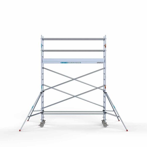 Andamio rodante Completo 75 x 305 x 5,2 m de altura de trabajo con plataforma ligera Euroscaffold Andamio rodante Completo 75 x 305 x 5,2 m de altura de trabajo con plataforma ligera