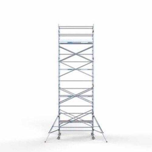 Remolque para andamios + Andamio rodante completo 135 x 250 x 9,2 m altura de trabajo Euroscaffold Remolque para andamios + Andamio rodante completo 135 x 250 x 9,2 m altura de trabajo