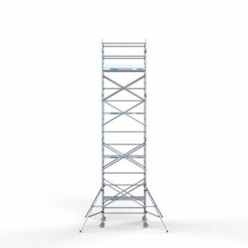 Remolque para andamios + Andamio rodante completo 135 x 190 x 9,2 m altura de trabajo Euroscaffold Remolque para andamios + Andamio rodante completo 135 x 190 x 9,2 m altura de trabajo