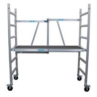 Sólido Andamios plegables con revestimiento de poliéster altura de trabajo 3 metros Sólido Andamios plegables con revestimiento de poliéster altura de trabajo 3 metros