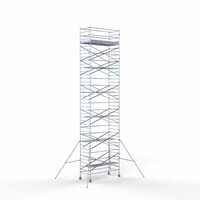 Euroscaffold Andamio móvil completo 135 x 305 x 13,2 m altura de trabajo