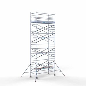 Euroscaffold Andamio rodante Estándar 135x305 9,2 m altura de trabajo Andamio rodante Estándar 135x305 9,2 m altura de trabajo