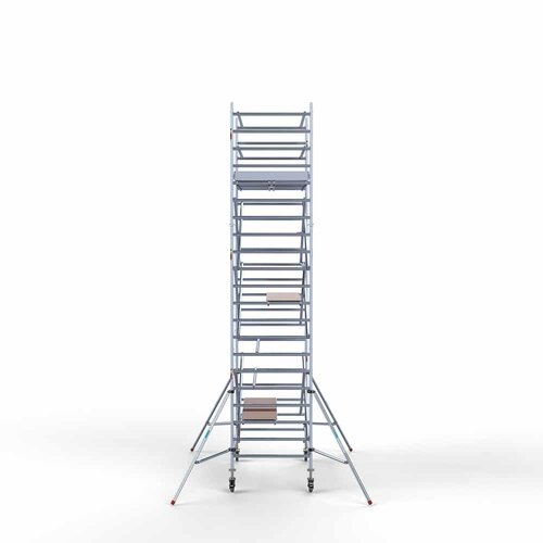 Andamio móvil completo 135 x 250 x 7,2 m altura de trabajo Euroscaffold Andamio móvil completo 135 x 250 x 7,2 m altura de trabajo