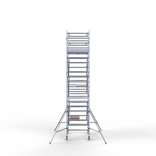 Andamio móvil completo 135 x 190 x 7,2 m altura de trabajo Euroscaffold Andamio móvil completo 135 x 190 x 7,2 m altura de trabajo