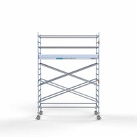 Euroscaffold Andamio móvil completo 135 x 305 x 5,2 m altura de trabajo