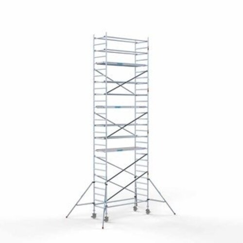 Remolque para andamios + Andamio rodante completo 90 x 250 x 9,2 m altura de trabajo Euroscaffold Remolque para andamios + Andamio rodante completo 90 x 250 x 9,2 m altura de trabajo