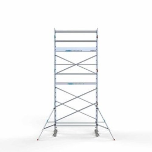 Remolque para andamios + Andamio rodante completo 90 x 250 x 7,2 m altura de trabajo Euroscaffold Remolque para andamios + Andamio rodante completo 90 x 250 x 7,2 m altura de trabajo