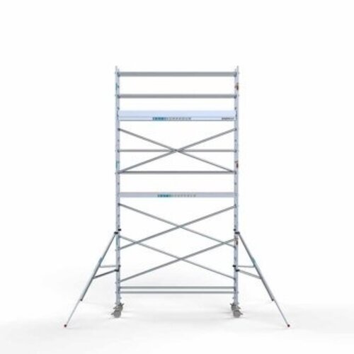 Remolque para andamios + Andamio rodante completo 75 x 305 x 7,2 m altura de trabajo Euroscaffold Remolque para andamios + Andamio rodante completo 75 x 305 x 7,2 m altura de trabajo