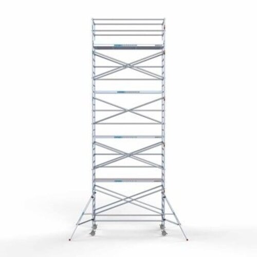 Remolque para andamios + Andamio rodante completo 135 x 305 x 10,2 m altura de trabajo Euroscaffold Remolque para andamios + Andamio rodante completo 135 x 305 x 10,2 m altura de trabajo