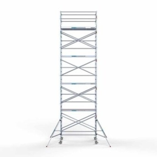 Remolque para andamios + Andamio rodante completo 135 x 250 x 10,2 m altura de trabajo Euroscaffold Remolque para andamios + Andamio rodante completo 135 x 250 x 10,2 m altura de trabajo