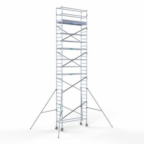 Remolque para andamios + Andamio rodante completo 75 x 250 x 10,2 m altura de trabajo Euroscaffold Remolque para andamios + Andamio rodante completo 75 x 250 x 10,2 m altura de trabajo