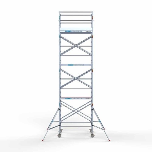 Remolque para andamios + Andamio rodante completo 135 x 190 x 8,2 m altura de trabajo Euroscaffold Remolque para andamios + Andamio rodante completo 135 x 190 x 8,2 m altura de trabajo