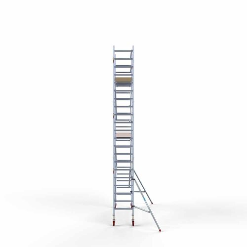 Andamio móvil Base 75 x 305 x 7,2 m altura de trabajo con plataforma ligera Euroscaffold Andamio móvil Base 75 x 305 x 7,2 m altura de trabajo con plataforma ligera