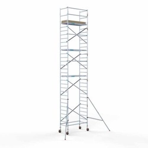 Remolque para andamios + andamio rodante básico 90 x 190 x 10,2 m Euroscaffold Remolque para andamios + andamio rodante básico 90 x 190 x 10,2 m