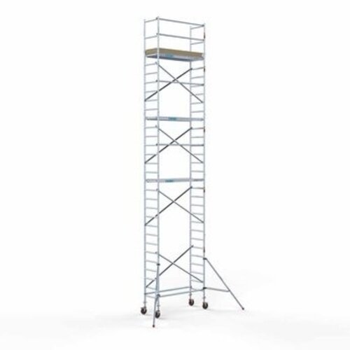 Remolque para andamios + andamio rodante básico 75 x 190 x 10,2 m Euroscaffold Remolque para andamios + andamio rodante básico 75 x 190 x 10,2 m