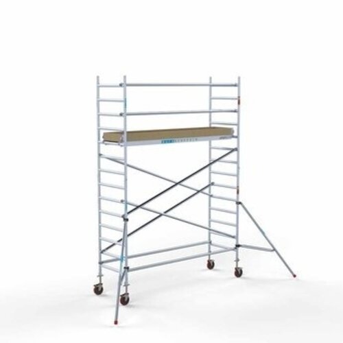 Remolque para andamios + andamio rodante básico 90 x 305 x 5,2 m Euroscaffold Remolque para andamios + andamio rodante básico 90 x 305 x 5,2 m