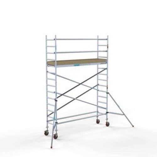 Remolque para andamios + andamio rodante básico 75 x 305 x 5,2 m Euroscaffold Remolque para andamios + andamio rodante básico 75 x 305 x 5,2 m