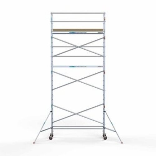 Remolque para andamios + andamio rodante básico 75 x 305 x 8,2 m Euroscaffold Remolque para andamios + andamio rodante básico 75 x 305 x 8,2 m