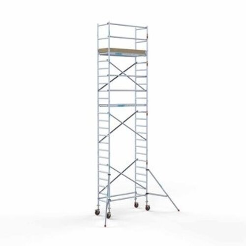 Remolque para andamios + andamio rodante básico 75 x 190 x 8,2 m Euroscaffold Remolque para andamios + andamio rodante básico 75 x 190 x 8,2 m