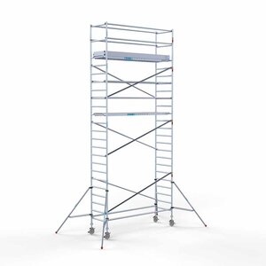 Euroscaffold Andamio rodante Estándar 90x305 8,2 m altura de trabajo Andamio rodante Estándar 90x305 8,2 m altura de trabajo