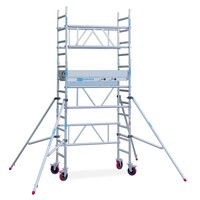 Euroscaffold Andamio rodante Una altura de trabajo de 4,2 m Euroscaffold Andamio rodante Una altura de trabajo de 4,2 m
