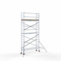 Euroscaffold Andamio móvil Base 75 x 305 x 7,2 m altura de trabajo