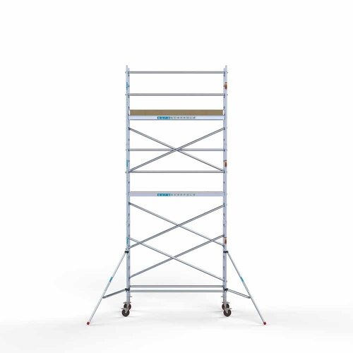 Andamio móvil Base 75 x 250 x 7,2 m altura de trabajo Euroscaffold Andamio móvil Base 75 x 250 x 7,2 m altura de trabajo