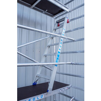 Eurostairs Plataforma andamio escalera 7 peldaños