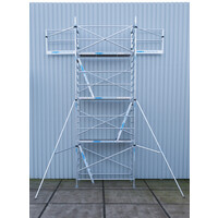 Eurostairs Plataforma andamio escalera 7 peldaños