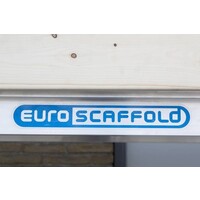 Euroscaffold Andamio móvil básico con barandillas vario 90x190x4,2 m de altura de trabajo Euroscaffold Andamio móvil básico con barandillas vario 90x190x4,2 m de altura de trabajo