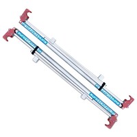 Euroscaffold Andamio móvil con barandillas vario 135x250x6,2m de altura de trabajo Euroscaffold Andamio móvil con barandillas vario 135x250x6,2m de altura de trabajo