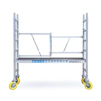 Euroscaffold Andamio de jardín 75x190x3m incluidas ruedas de andamio de jardín Euroscaffold Andamio de jardín 75x190x3m incluidas ruedas de andamio de jardín