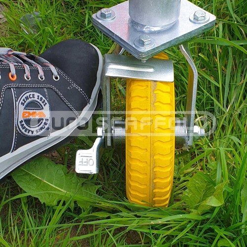 Andamio de jardín 75x190x3m incluidas ruedas de andamio de jardín Euroscaffold Andamio de jardín 75x190x3m incluidas ruedas de andamio de jardín