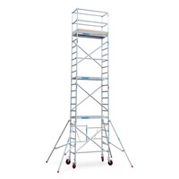 Euroscaffold Andamios plegables compactos Módulo 1 + 2 + 3 + 4 | altura de trabajo 7,8 m Euroscaffold Andamios plegables compactos Módulo 1 + 2 + 3 + 4 | altura de trabajo 7,8 m