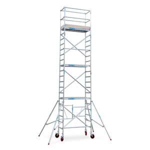 Euroscaffold Andamios plegables compactos Módulo 1 + 2 + 3 + 4 | altura de trabajo 7,8 m Andamios plegables compactos Módulo 1 + 2 + 3 + 4 | altura de trabajo 7,8 m