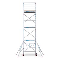 Euroscaffold Andamios plegables compactos Módulo 1 + 2 + 3 + 4 | altura de trabajo 7,8 m Euroscaffold Andamios plegables compactos Módulo 1 + 2 + 3 + 4 | altura de trabajo 7,8 m