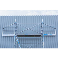 Euroscaffold Andamio solar 135x250x14,2 m altura de trabajo Euroscaffold Andamio solar 135x250x14,2 m altura de trabajo