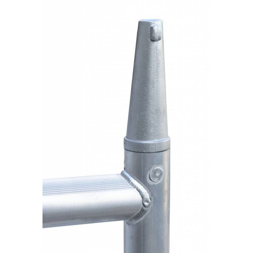 Remolque para andamios + andamio rodante Euro 135x250x10,2m de altura de trabajo Euroscaffold Remolque para andamios + andamio rodante Euro 135x250x10,2m de altura de trabajo