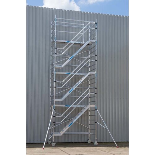 Torre de escalera 135 x 250 x 8,2 m de altura de trabajo Euroscaffold Torre de escalera 135 x 250 x 8,2 m de altura de trabajo