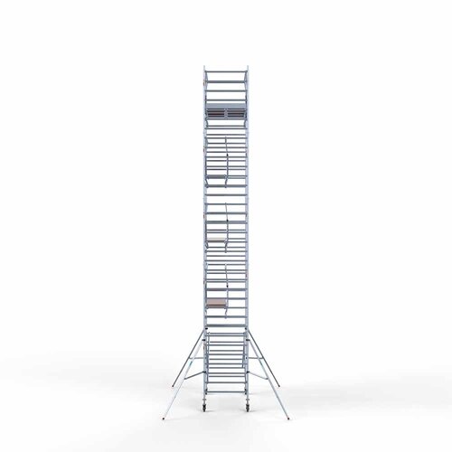 Andamio rodante completo 135 x 250 x 11,2m incl. plataforma ligera + doble barandilla frontal Euroscaffold Andamio rodante completo 135 x 250 x 11,2m incl. plataforma ligera + doble barandilla frontal