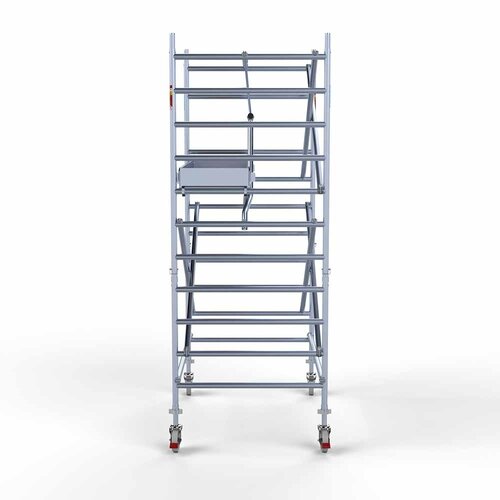 Andamio rodanteCompleto con barandillas simples delanteras 135 x 190 x 4,2 m incl. plataforma ligera Euroscaffold Andamio rodanteCompleto con barandillas simples delanteras 135 x 190 x 4,2 m incl. plataforma ligera