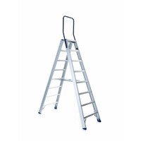 Eurostairs Eurostairs escalera doble profesional 8 peldaños Eurostairs Eurostairs escalera doble profesional 8 peldaños