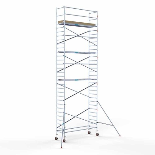 Andamio móvil Base 90 x 305 x 10,2 m altura de trabajo Euroscaffold Andamio móvil Base 90 x 305 x 10,2 m altura de trabajo