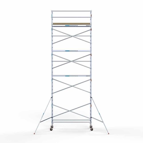 Andamio móvil Base 90 x 305 x 10,2 m altura de trabajo Euroscaffold Andamio móvil Base 90 x 305 x 10,2 m altura de trabajo