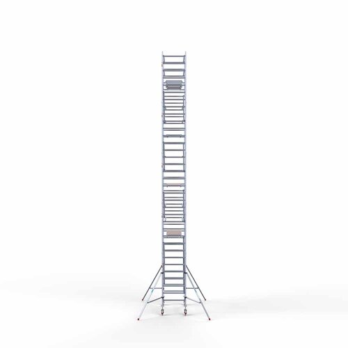 Andamio móvil 90x190x11,2 m altura de trabajo incl. plataformas de carbono Euroscaffold Andamio móvil 90x190x11,2 m altura de trabajo incl. plataformas de carbono