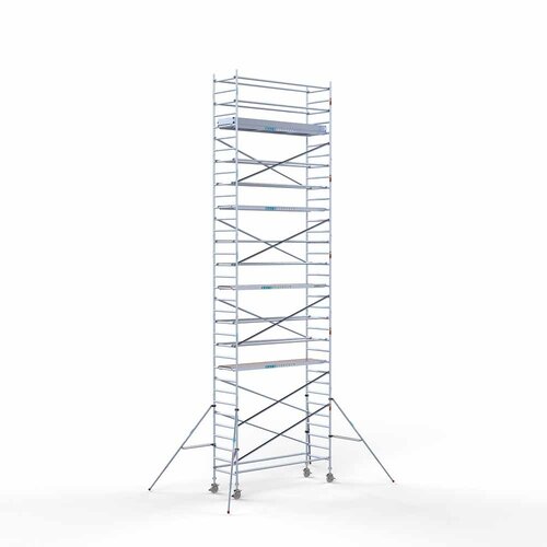 Andamio móvil 90x305x11,2 m altura de trabajo Euroscaffold Andamio móvil 90x305x11,2 m altura de trabajo