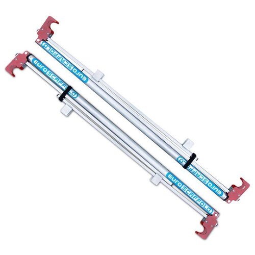 Remolque para andamios 250+Andamio rodante 135x250x6,2m altura de trabajo incl barandillas delanteras vario Euroscaffold Remolque para andamios 250+Andamio rodante 135x250x6,2m altura de trabajo incl barandillas delanteras vario